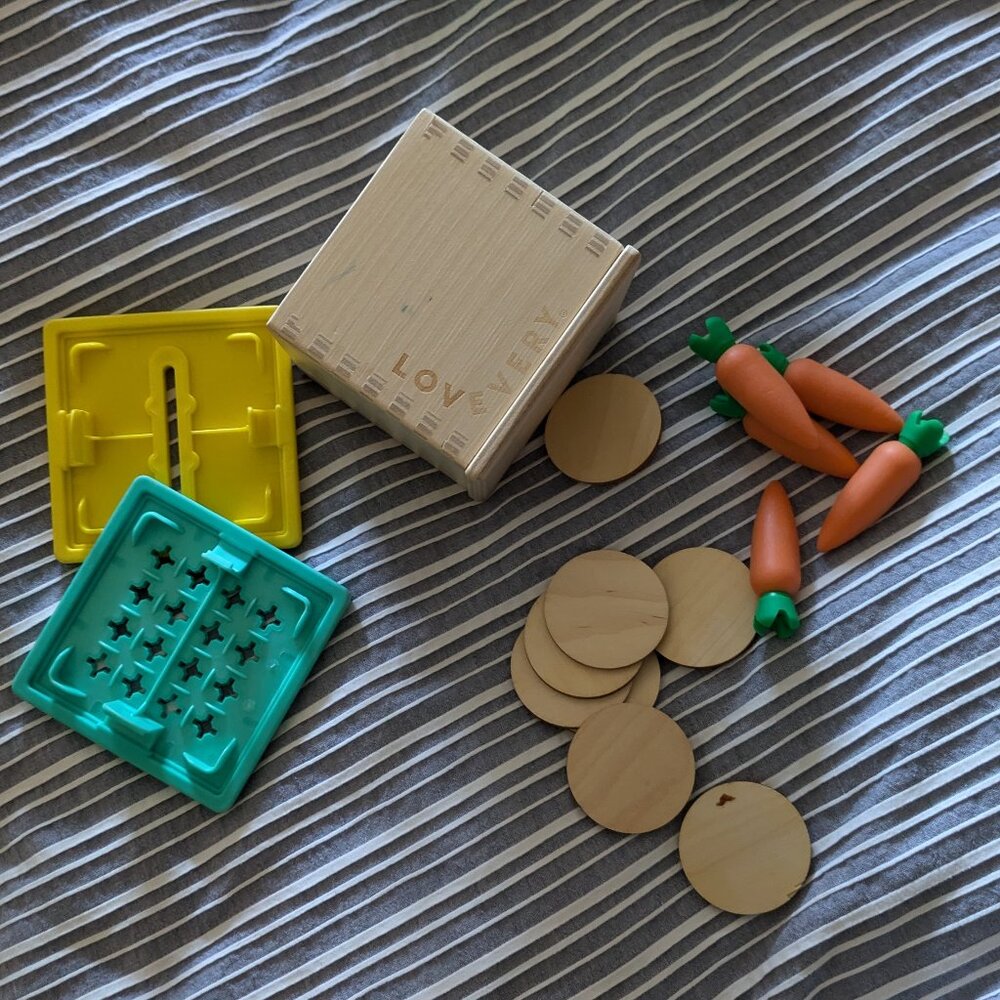 Lovevery coin drop and carrot drop